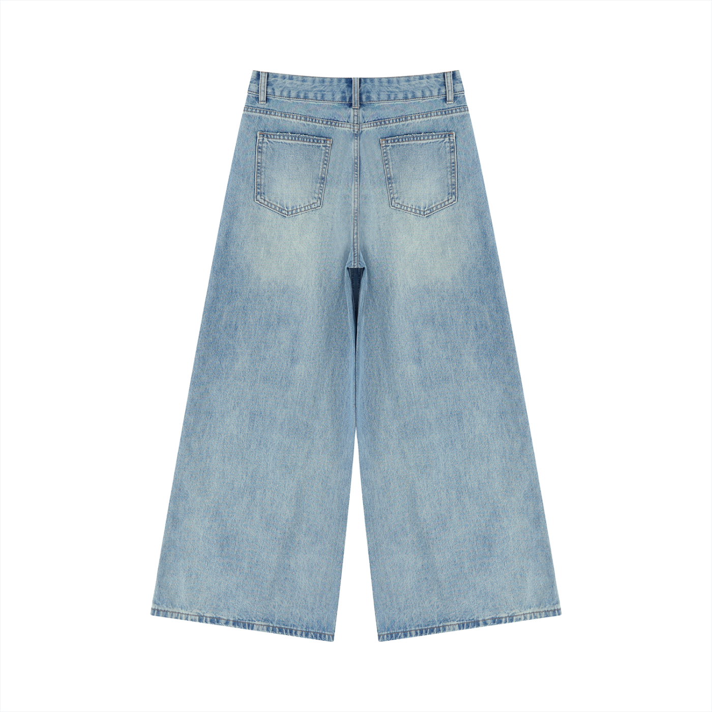 Vintage Wash Baggy Jeans